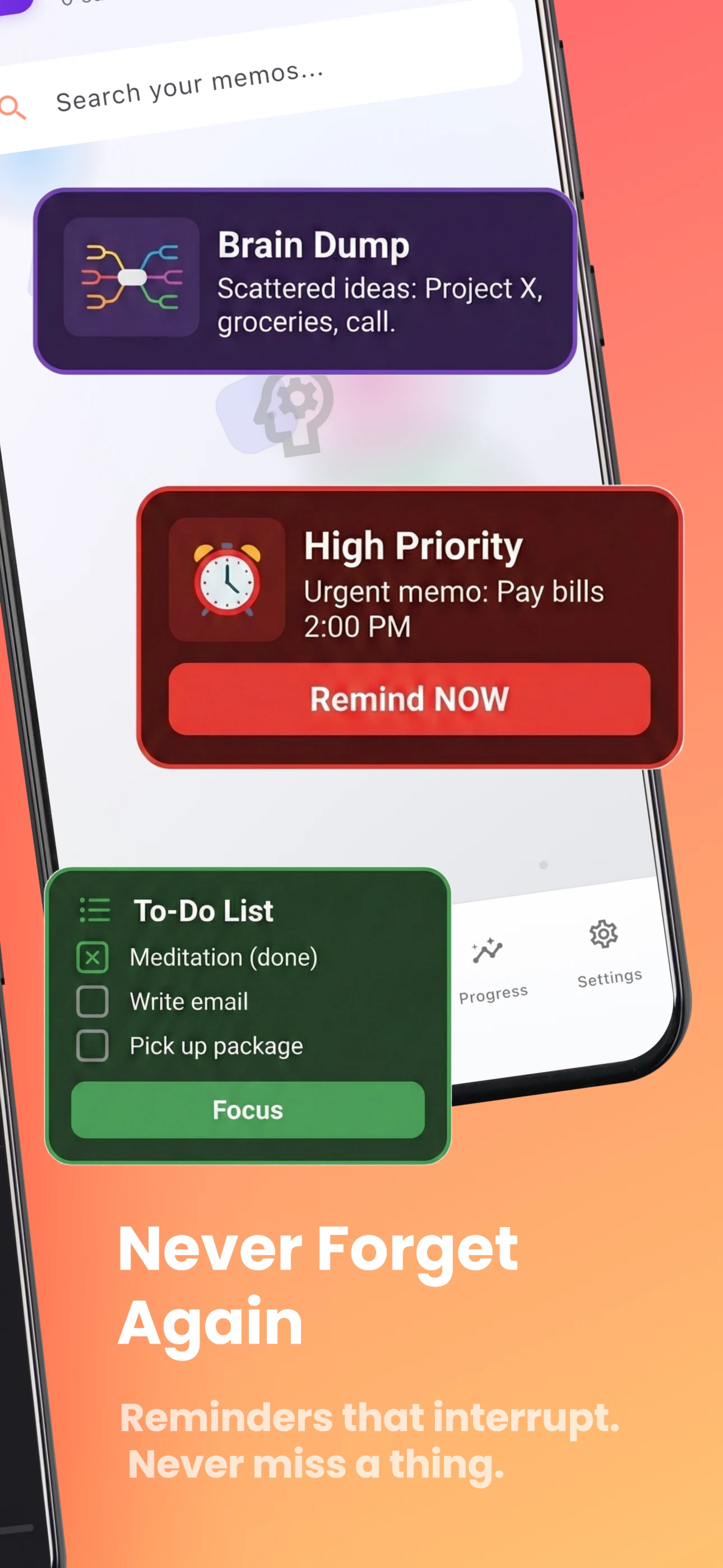 RemindFocus: Focus & Links screenshot